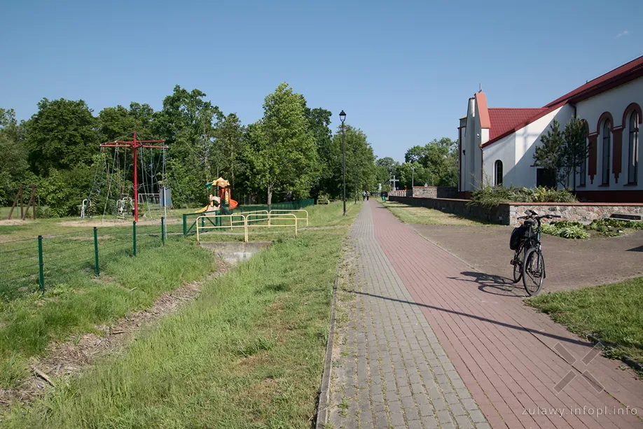 Miejsce przystanku w Wiślinie