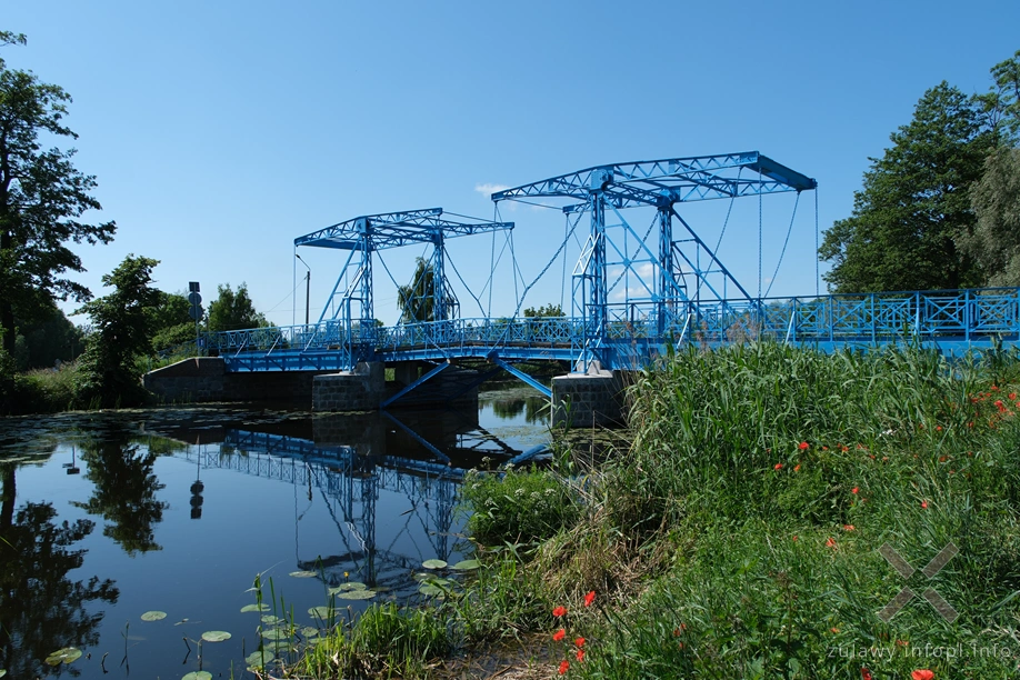 Żuławy- most na Tinie w Jeziorze Żuławy- most na Tinie w Jeziorze